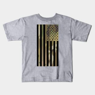 United States Flag Camouflage Kids T-Shirt